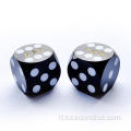 Dice Bescon Dice di precisione professionale Dice arrotondata 9/16 "(14,3 mm) con numero di serie casuale, dadi di taglio di precisione 14,3 mm